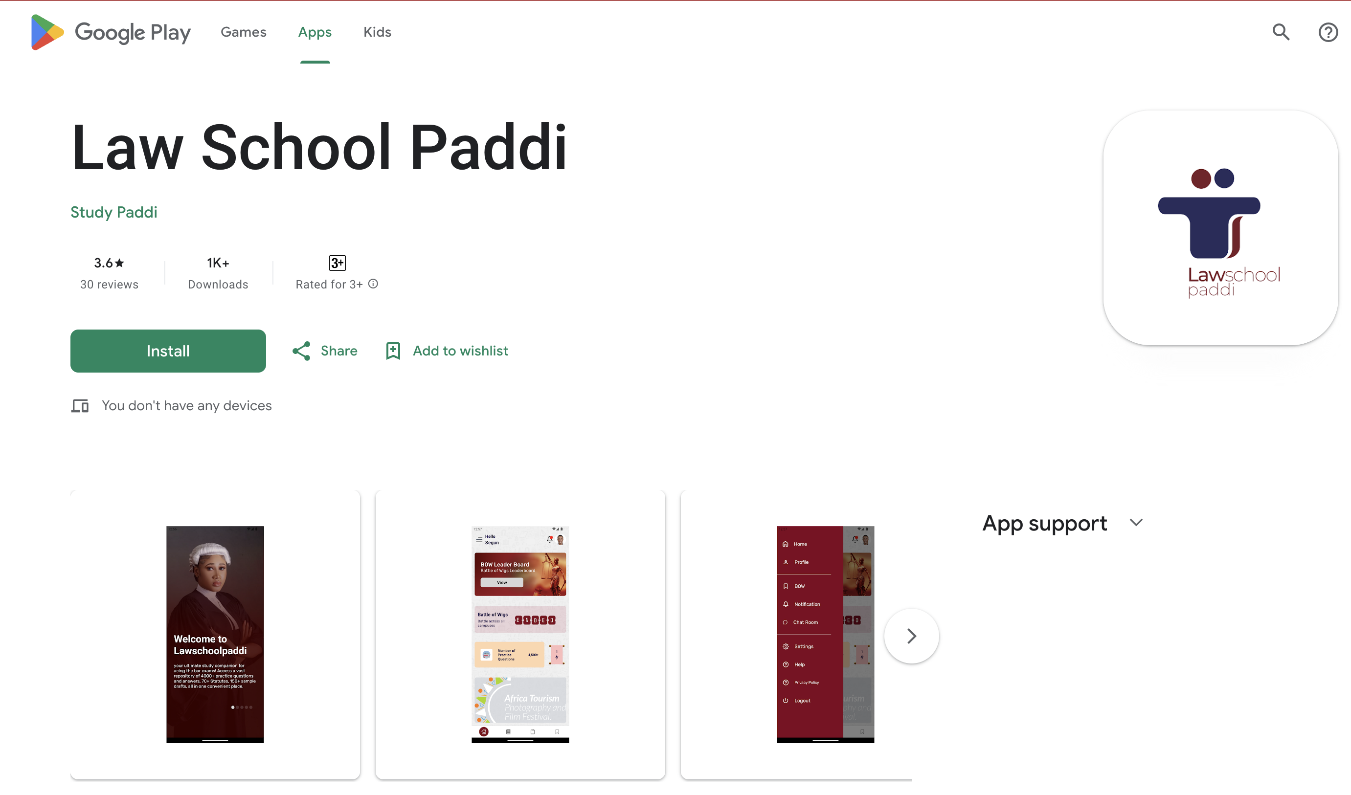 LawSchoolPaddi App